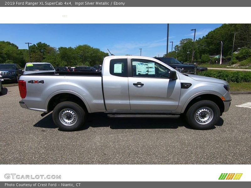  2019 Ranger XL SuperCab 4x4 Ingot Silver Metallic