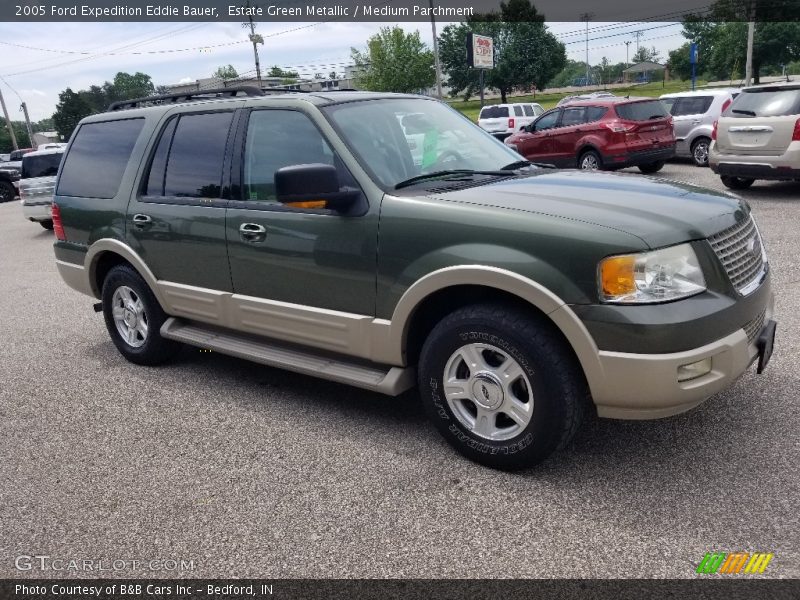 Estate Green Metallic / Medium Parchment 2005 Ford Expedition Eddie Bauer