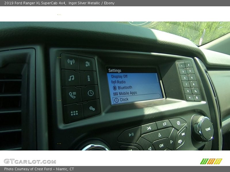 Ingot Silver Metallic / Ebony 2019 Ford Ranger XL SuperCab 4x4
