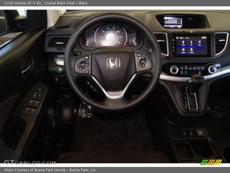 Crystal Black Pearl / Black 2016 Honda CR-V EX
