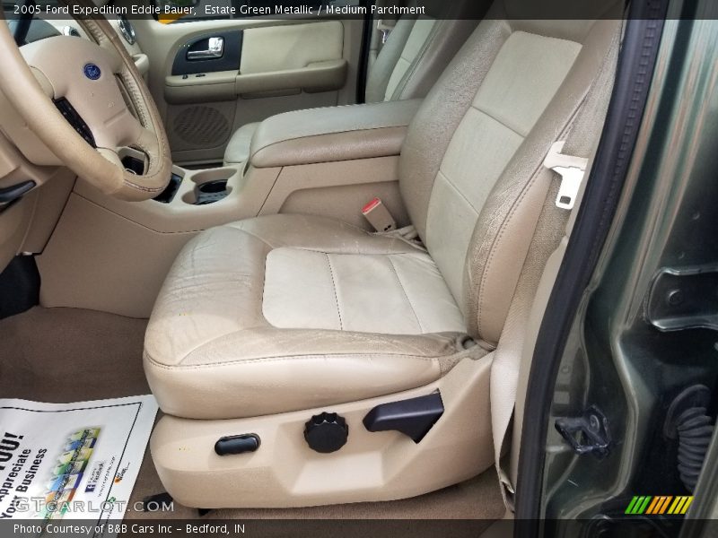 Estate Green Metallic / Medium Parchment 2005 Ford Expedition Eddie Bauer