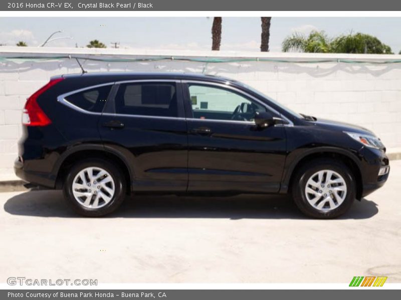 Crystal Black Pearl / Black 2016 Honda CR-V EX