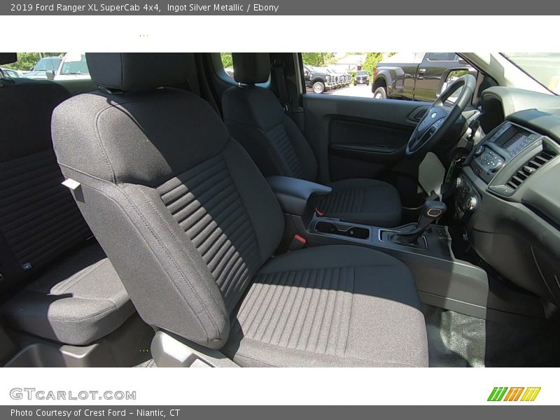 Ingot Silver Metallic / Ebony 2019 Ford Ranger XL SuperCab 4x4