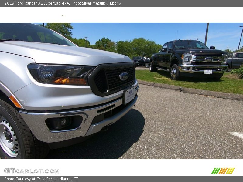 Ingot Silver Metallic / Ebony 2019 Ford Ranger XL SuperCab 4x4