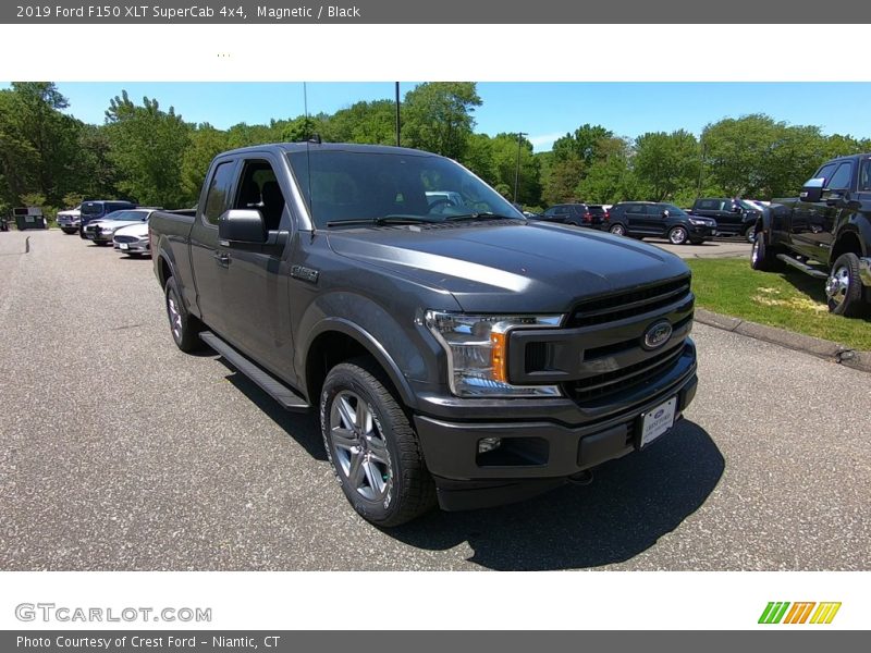 Magnetic / Black 2019 Ford F150 XLT SuperCab 4x4