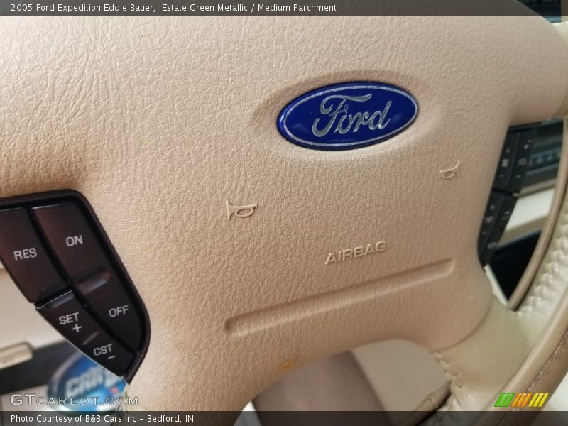 Estate Green Metallic / Medium Parchment 2005 Ford Expedition Eddie Bauer