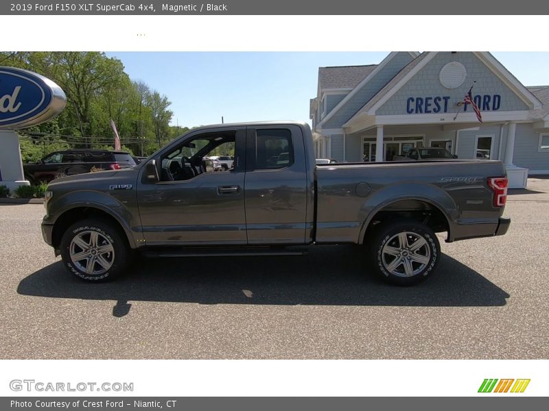 Magnetic / Black 2019 Ford F150 XLT SuperCab 4x4