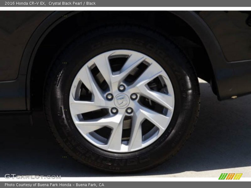 Crystal Black Pearl / Black 2016 Honda CR-V EX