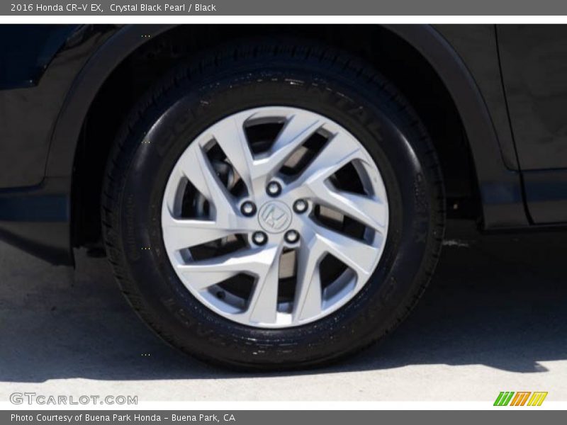 Crystal Black Pearl / Black 2016 Honda CR-V EX