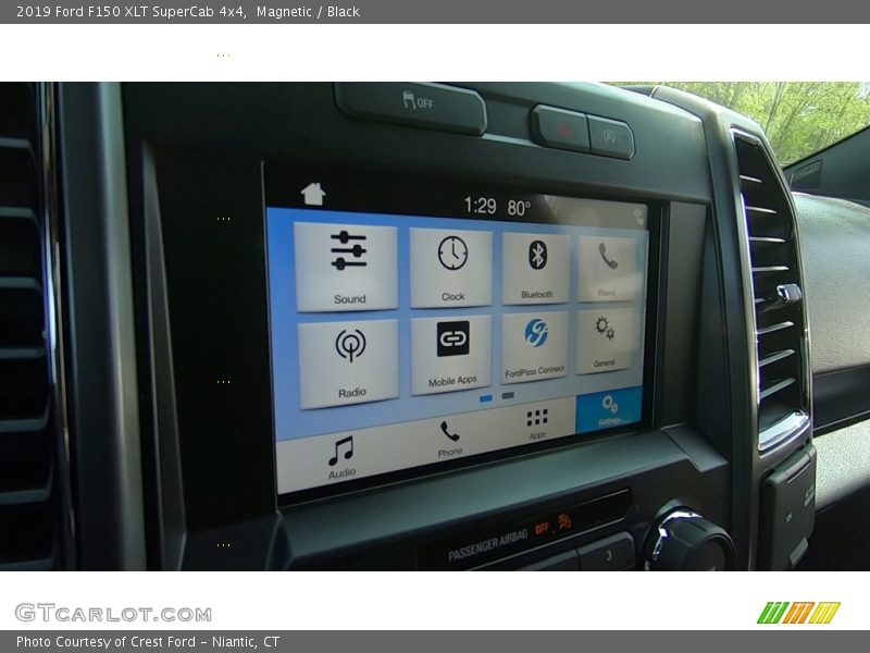 Magnetic / Black 2019 Ford F150 XLT SuperCab 4x4