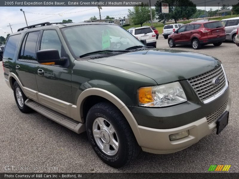 Estate Green Metallic / Medium Parchment 2005 Ford Expedition Eddie Bauer