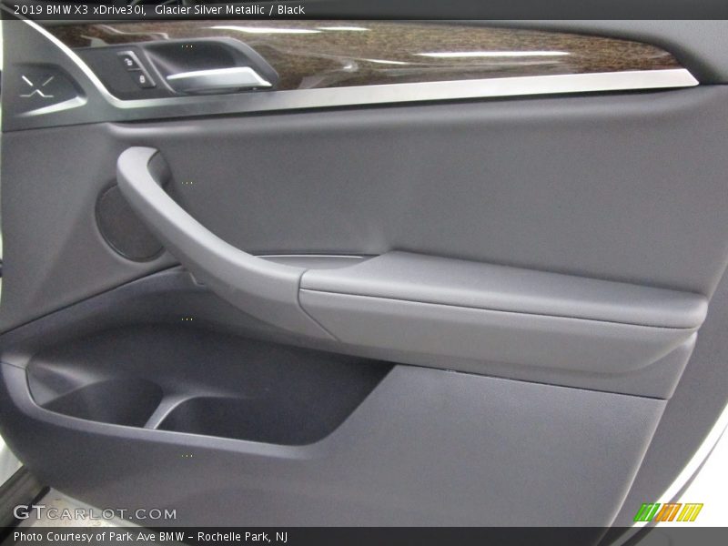 Glacier Silver Metallic / Black 2019 BMW X3 xDrive30i