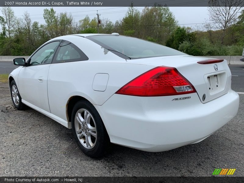 Taffeta White / Ivory 2007 Honda Accord EX-L Coupe