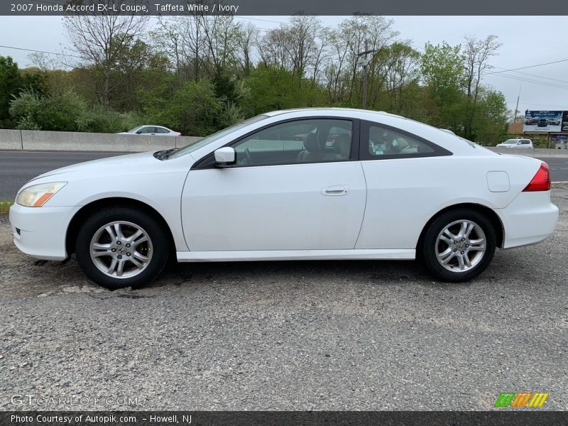 Taffeta White / Ivory 2007 Honda Accord EX-L Coupe