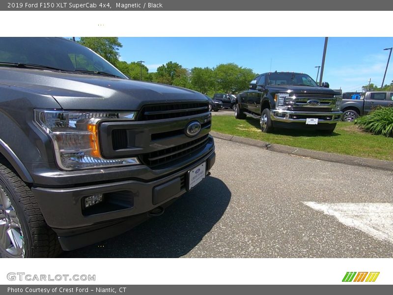 Magnetic / Black 2019 Ford F150 XLT SuperCab 4x4