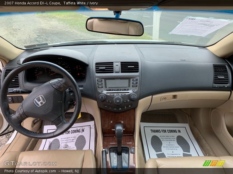 Taffeta White / Ivory 2007 Honda Accord EX-L Coupe