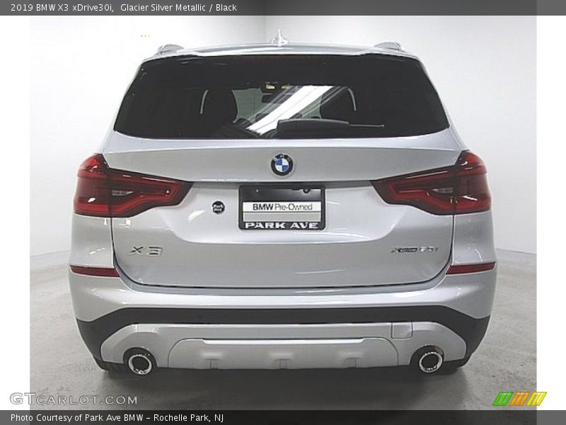 Glacier Silver Metallic / Black 2019 BMW X3 xDrive30i