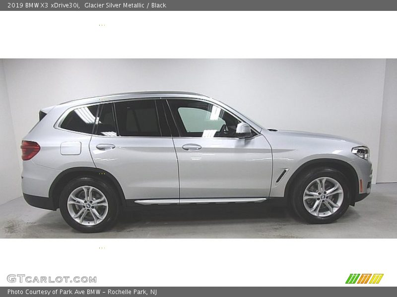 Glacier Silver Metallic / Black 2019 BMW X3 xDrive30i