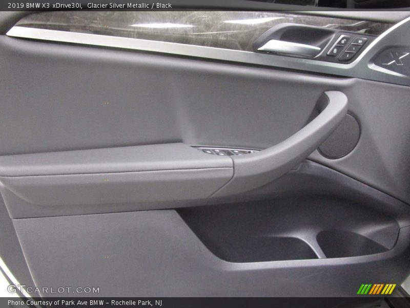 Glacier Silver Metallic / Black 2019 BMW X3 xDrive30i