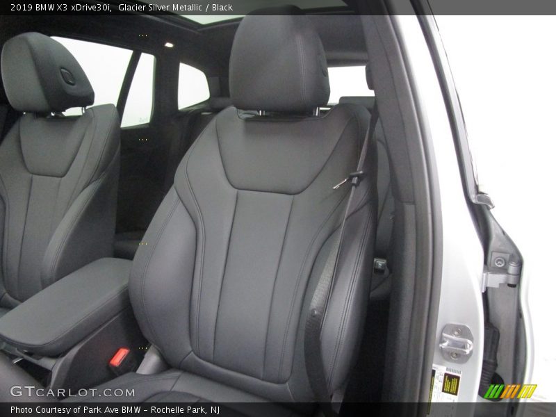 Glacier Silver Metallic / Black 2019 BMW X3 xDrive30i