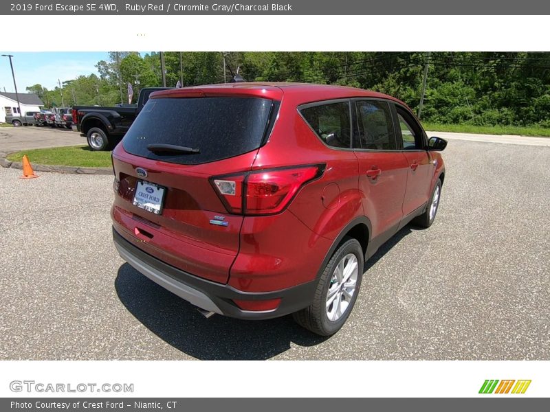 Ruby Red / Chromite Gray/Charcoal Black 2019 Ford Escape SE 4WD