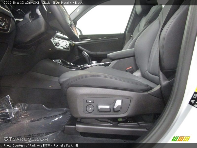 Glacier Silver Metallic / Black 2019 BMW X3 xDrive30i