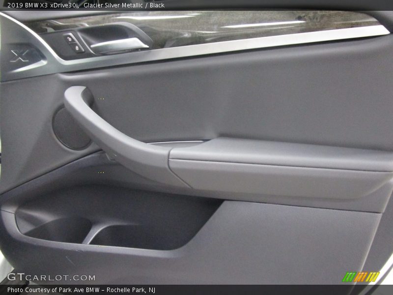 Glacier Silver Metallic / Black 2019 BMW X3 xDrive30i