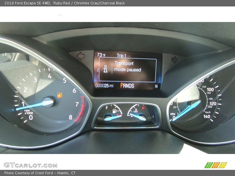 Ruby Red / Chromite Gray/Charcoal Black 2019 Ford Escape SE 4WD