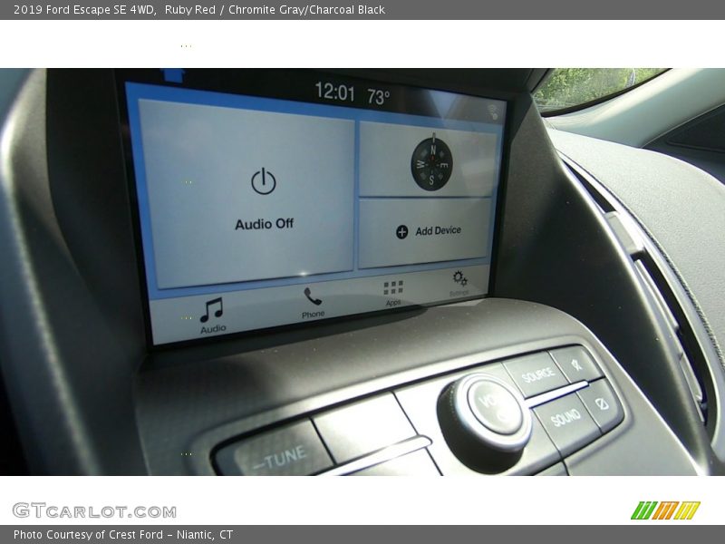 Ruby Red / Chromite Gray/Charcoal Black 2019 Ford Escape SE 4WD
