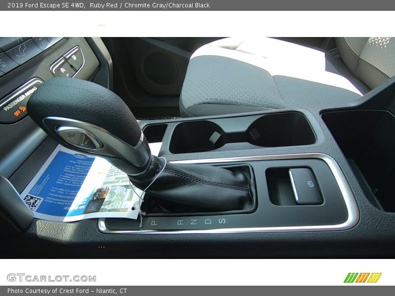 Ruby Red / Chromite Gray/Charcoal Black 2019 Ford Escape SE 4WD