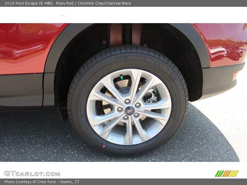 Ruby Red / Chromite Gray/Charcoal Black 2019 Ford Escape SE 4WD