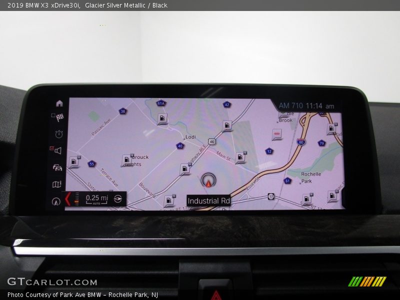 Glacier Silver Metallic / Black 2019 BMW X3 xDrive30i