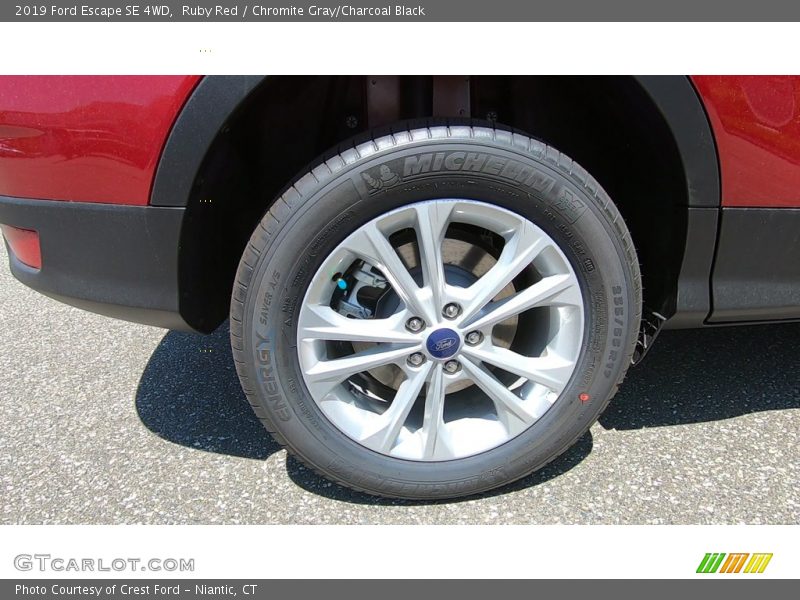Ruby Red / Chromite Gray/Charcoal Black 2019 Ford Escape SE 4WD