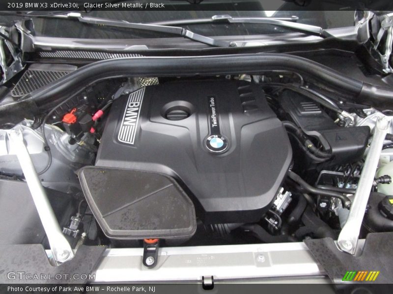 Glacier Silver Metallic / Black 2019 BMW X3 xDrive30i