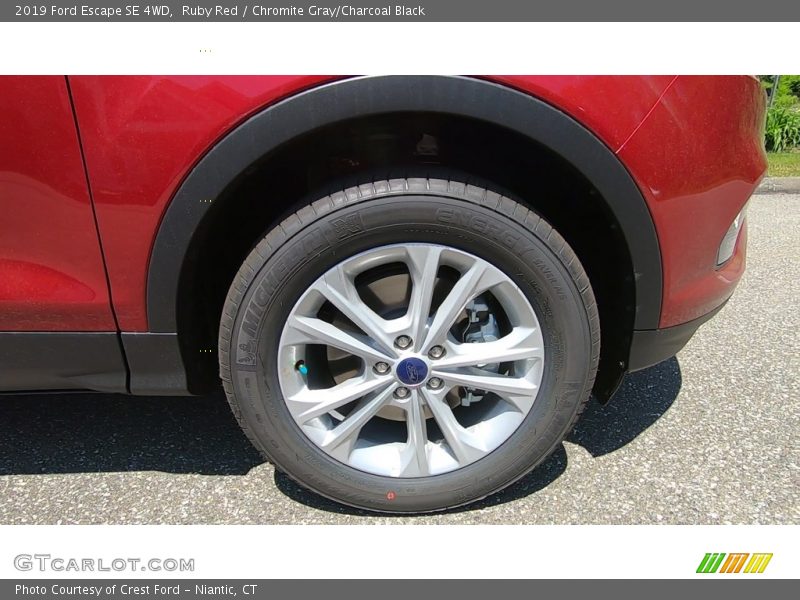 Ruby Red / Chromite Gray/Charcoal Black 2019 Ford Escape SE 4WD