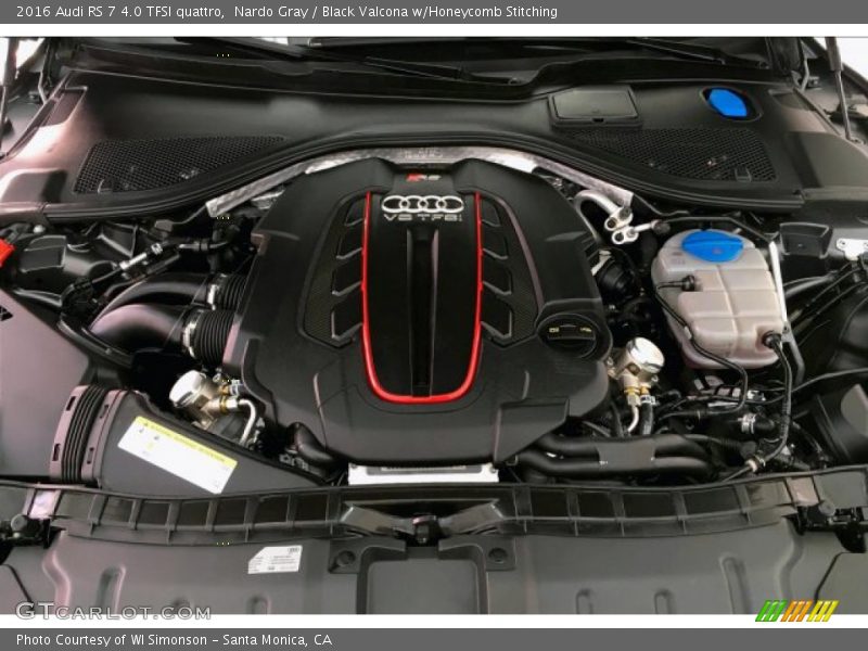  2016 RS 7 4.0 TFSI quattro Engine - 4.0 Liter TFSI Turbocharged DOHC 32-Valve VVT V8
