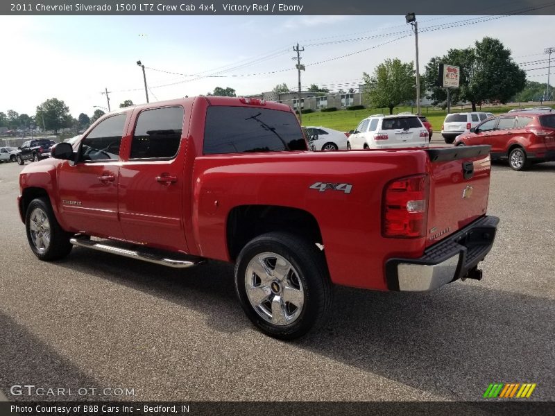 Victory Red / Ebony 2011 Chevrolet Silverado 1500 LTZ Crew Cab 4x4