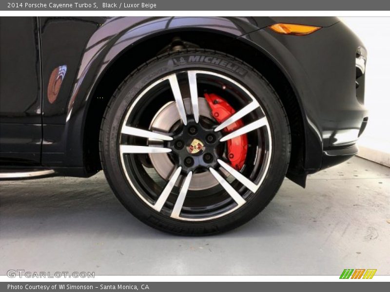 Black / Luxor Beige 2014 Porsche Cayenne Turbo S
