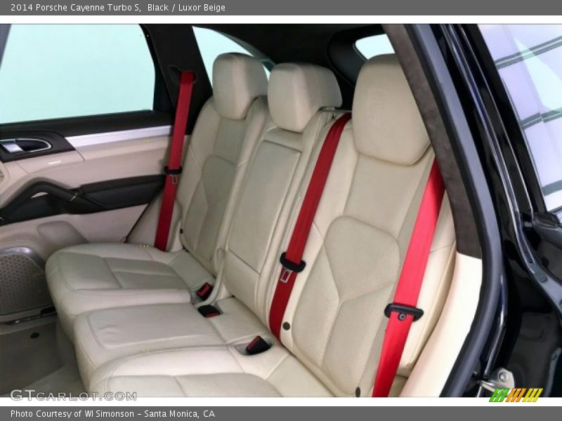 Black / Luxor Beige 2014 Porsche Cayenne Turbo S