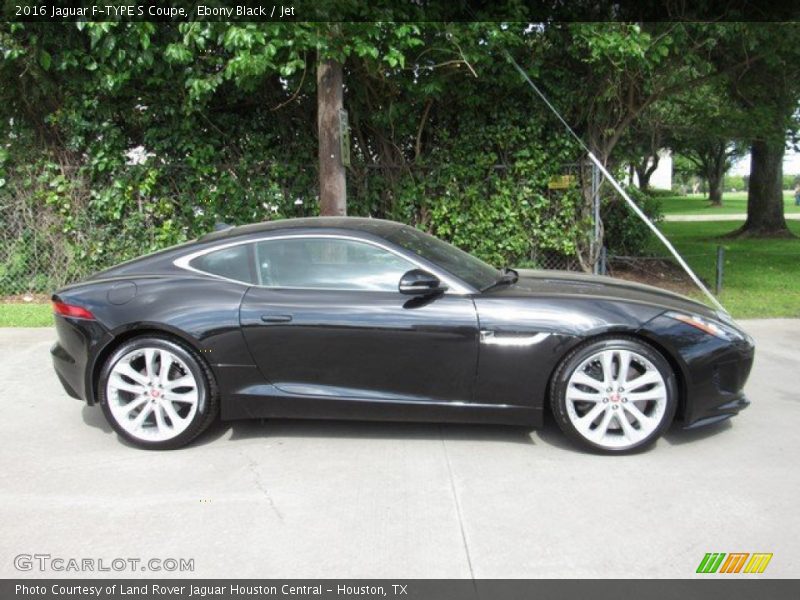 Ebony Black / Jet 2016 Jaguar F-TYPE S Coupe