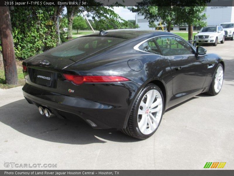 Ebony Black / Jet 2016 Jaguar F-TYPE S Coupe