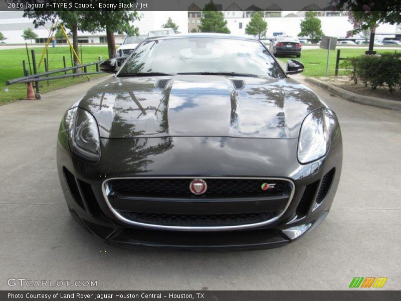 Ebony Black / Jet 2016 Jaguar F-TYPE S Coupe