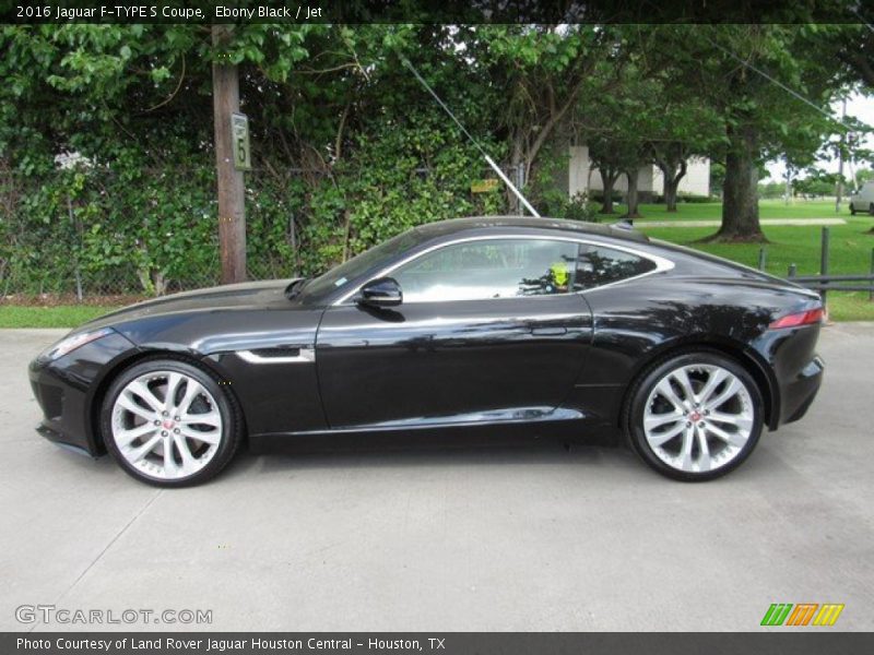 Ebony Black / Jet 2016 Jaguar F-TYPE S Coupe