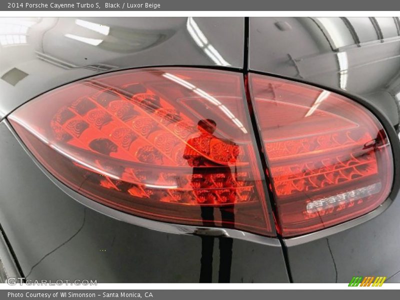Black / Luxor Beige 2014 Porsche Cayenne Turbo S