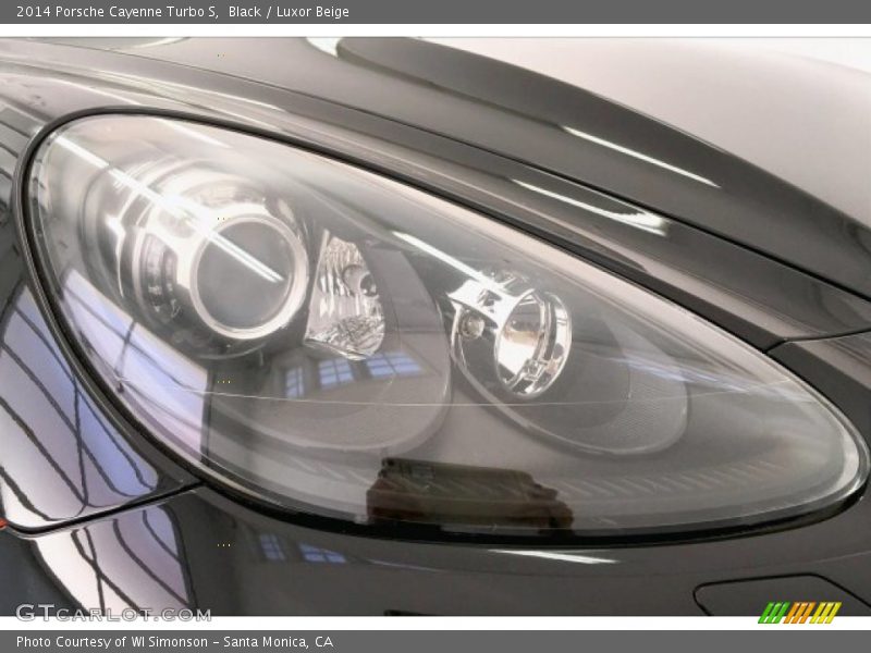 Black / Luxor Beige 2014 Porsche Cayenne Turbo S
