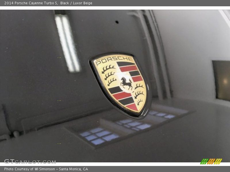Black / Luxor Beige 2014 Porsche Cayenne Turbo S