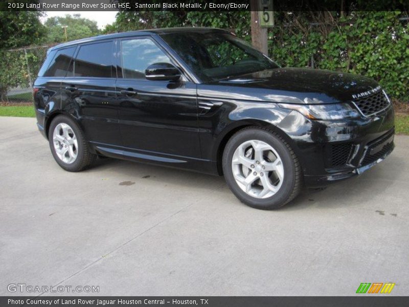 Santorini Black Metallic / Ebony/Ebony 2019 Land Rover Range Rover Sport HSE