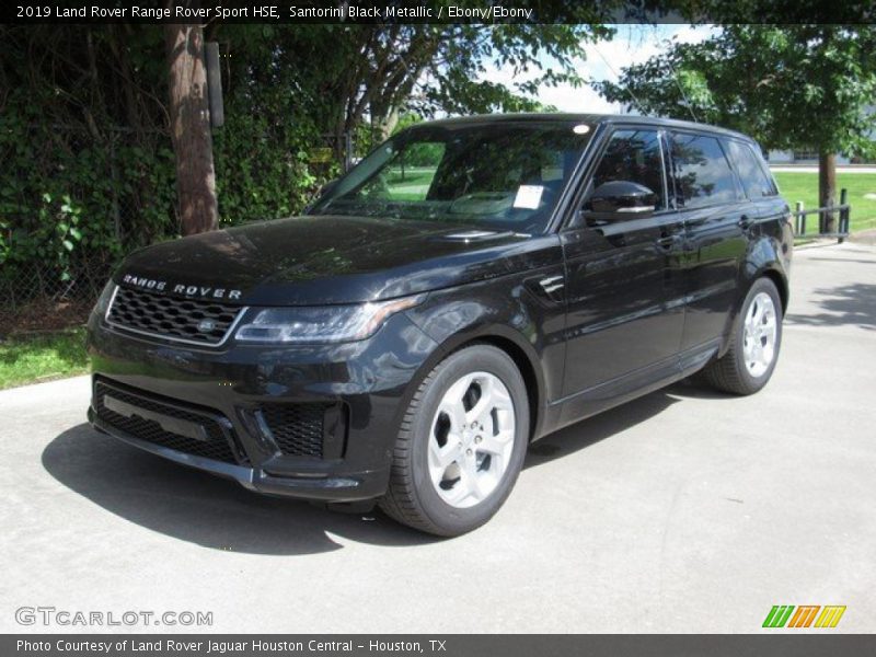 Santorini Black Metallic / Ebony/Ebony 2019 Land Rover Range Rover Sport HSE