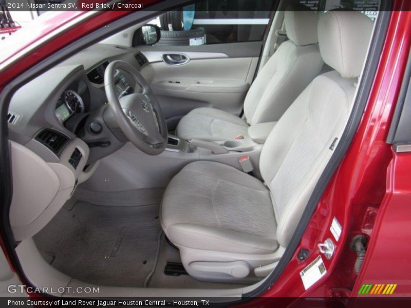 Red Brick / Charcoal 2014 Nissan Sentra SV