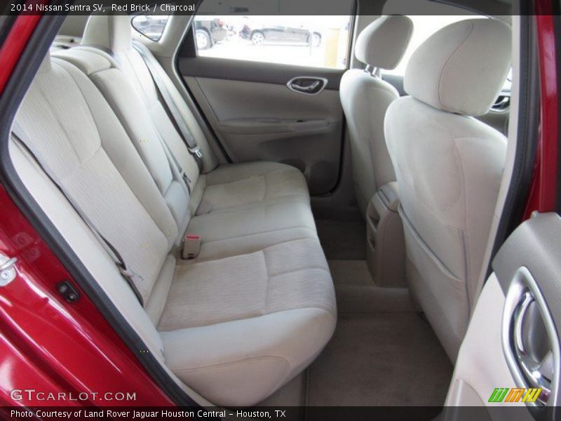 Red Brick / Charcoal 2014 Nissan Sentra SV